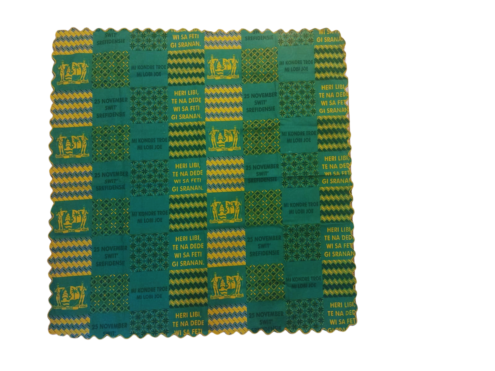 Srefidensie doek - Smaragdgroen