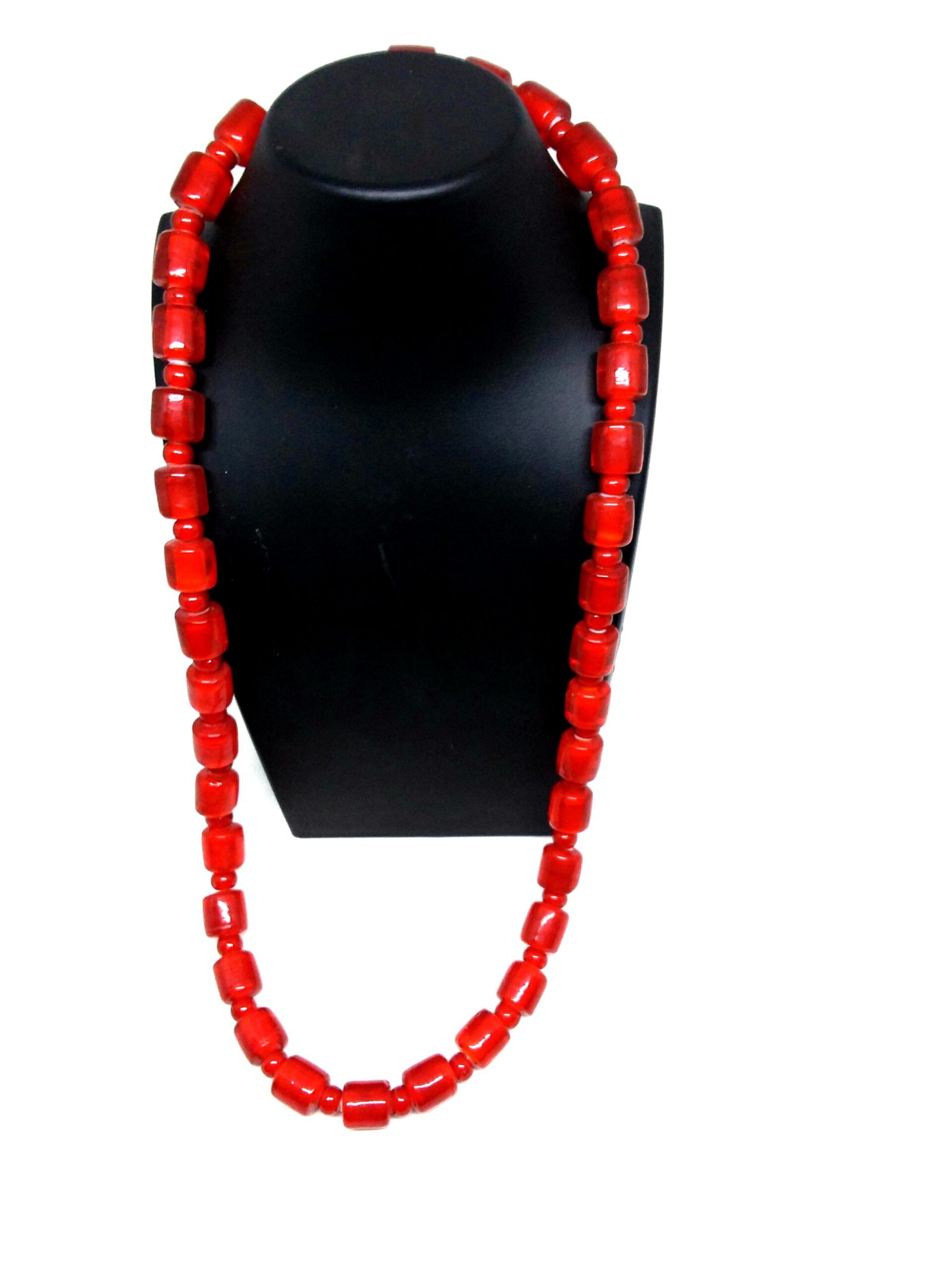 Ketting- Ingi Boka rood groot