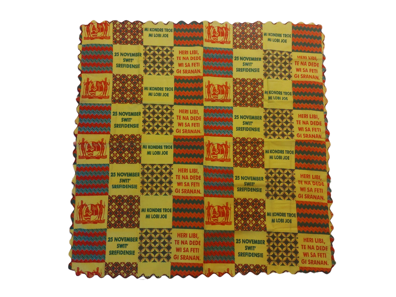 Srefidensie doek - Groen multi