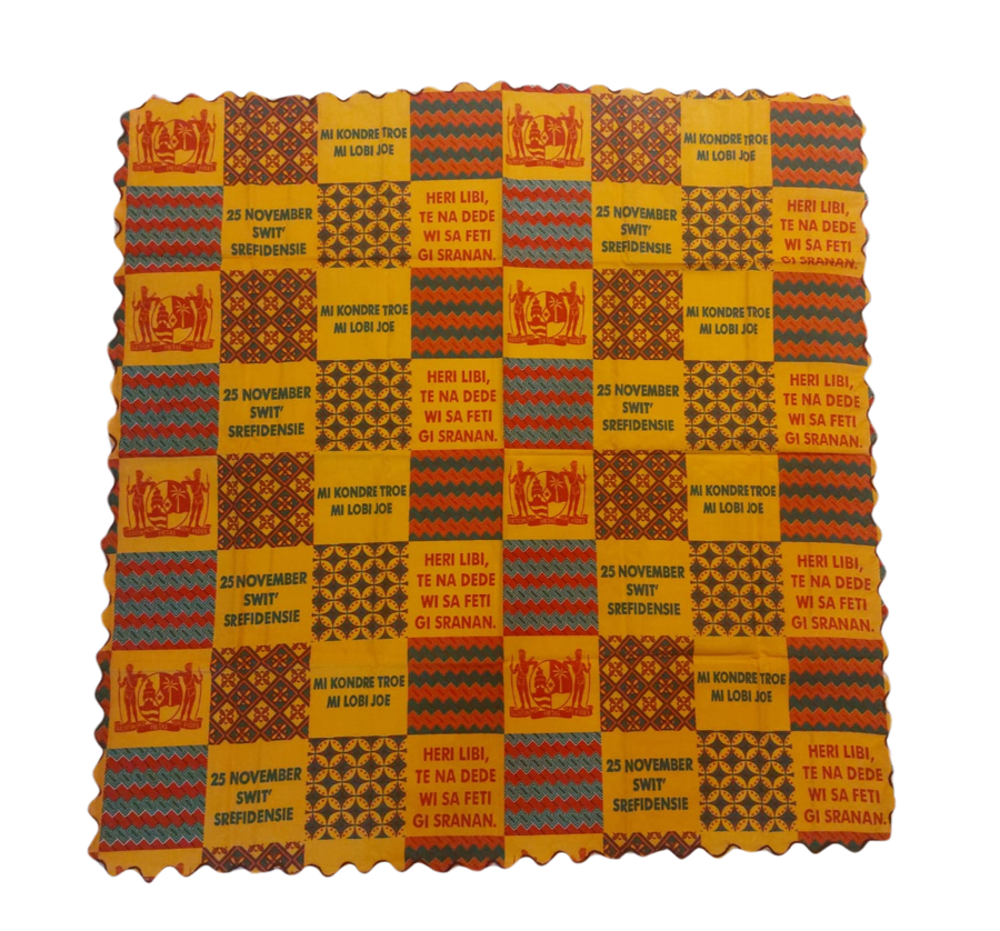 Srefidensie doek - Bruin/okergeel