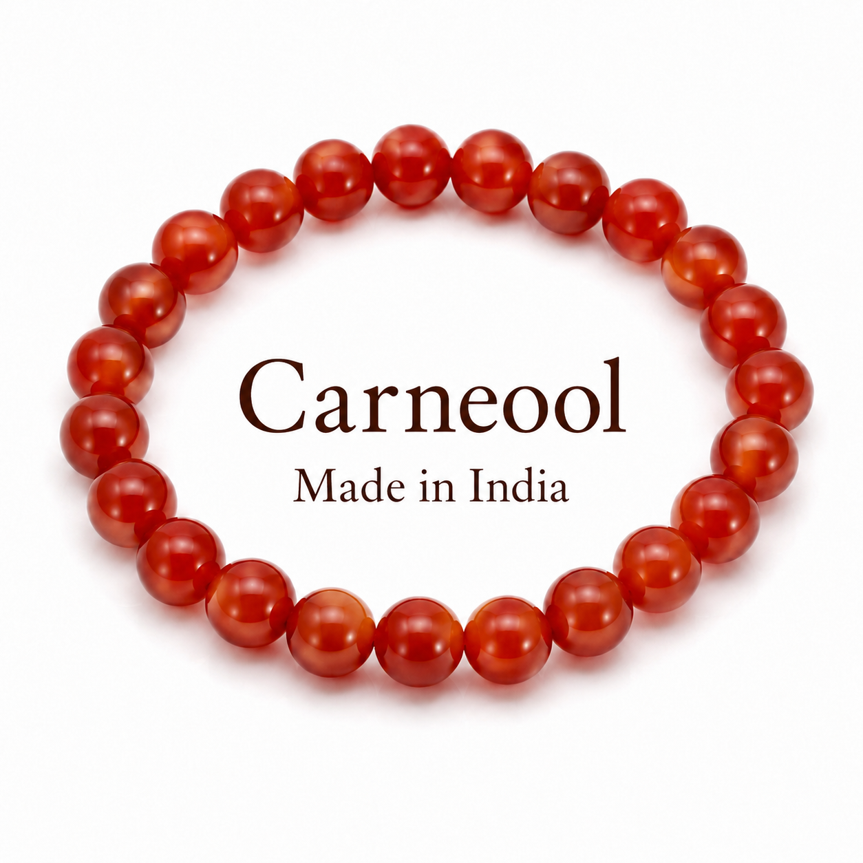 Rode Carneool Edelsteenarmband