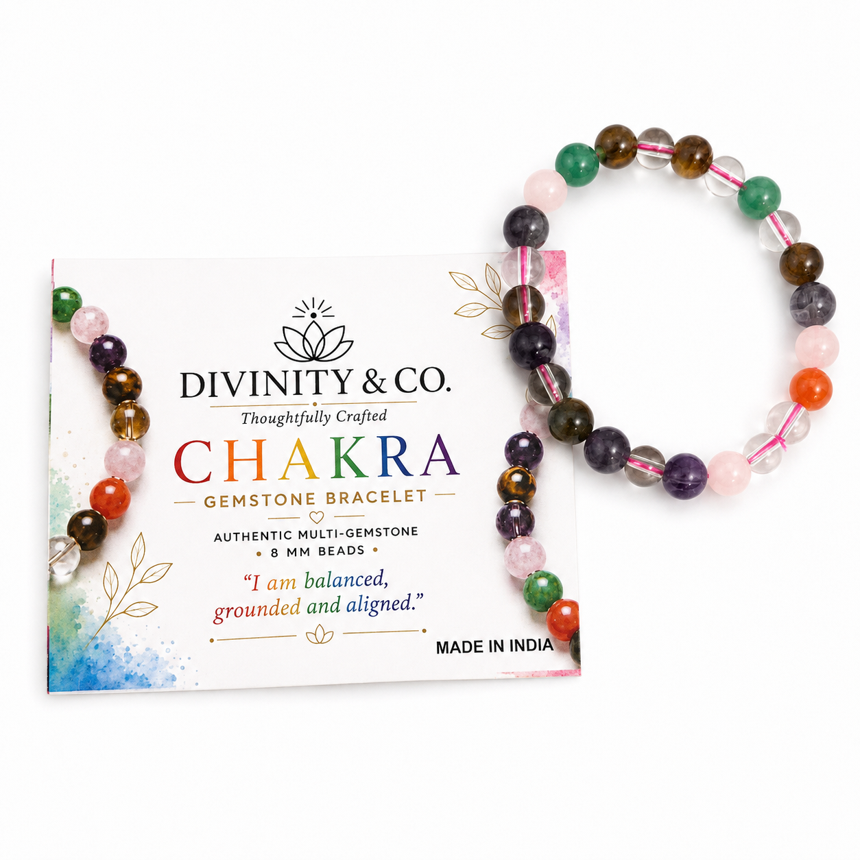 Chakra Edelsteenarmband, foto 2