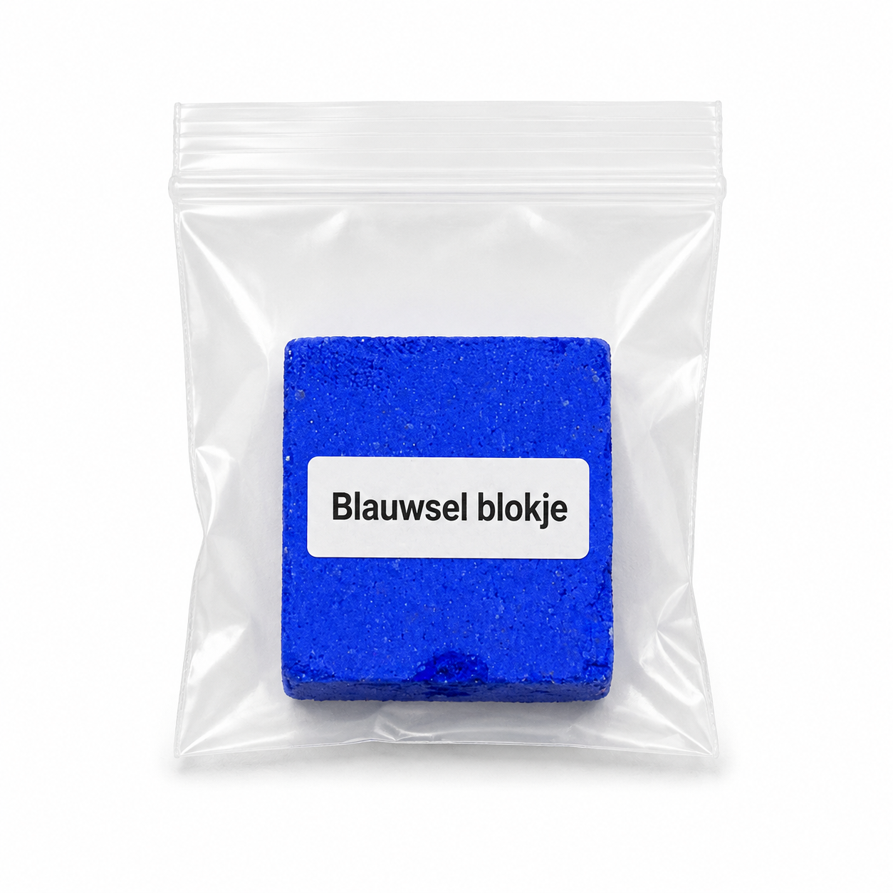 Blauwsel blokje