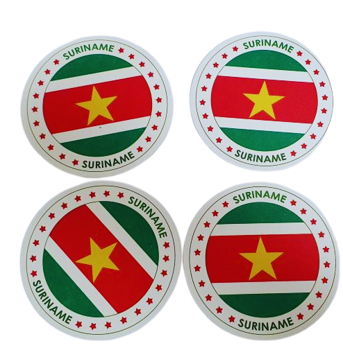 Bierviltjes Suriname rond