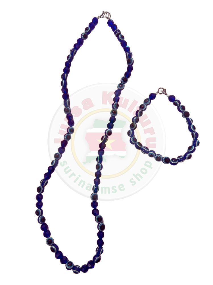 Ogri Ai Blauw-ketting set