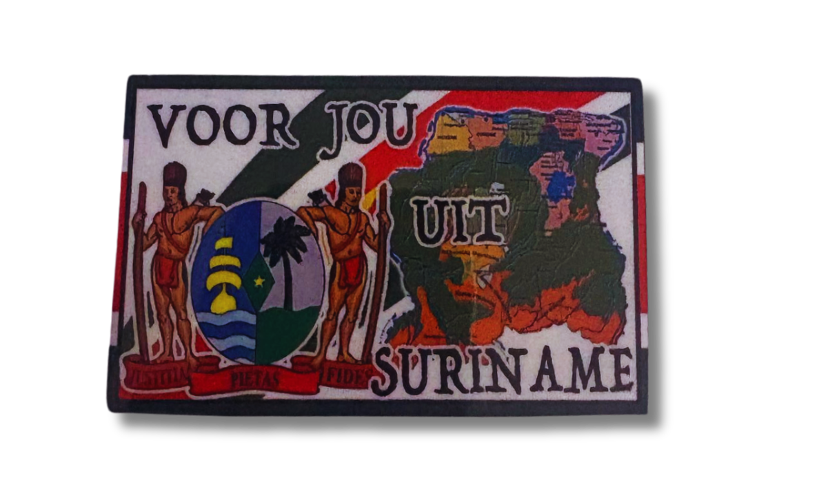 Souvenirs Koelkast Magneet ( Voor jouw uit Suriname)