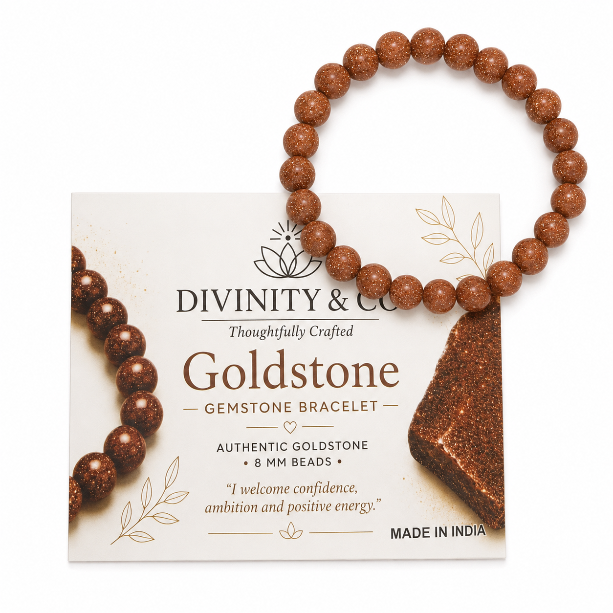 Goldstone Edelsteenarmband, foto 2