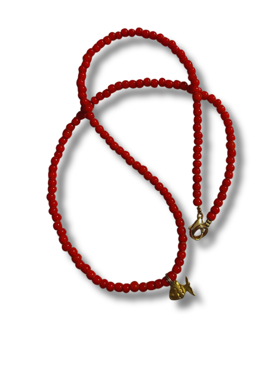 Ketting: watra Ingi met vishangertje, foto 2