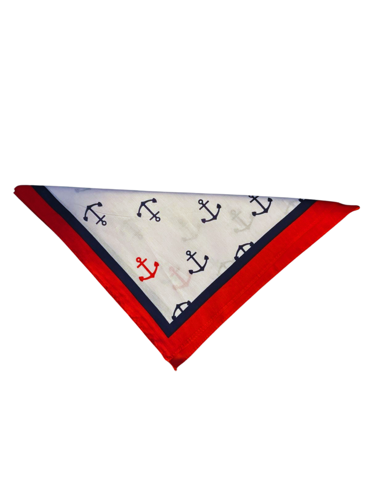 Zakdoek met anker ( wit), foto 2