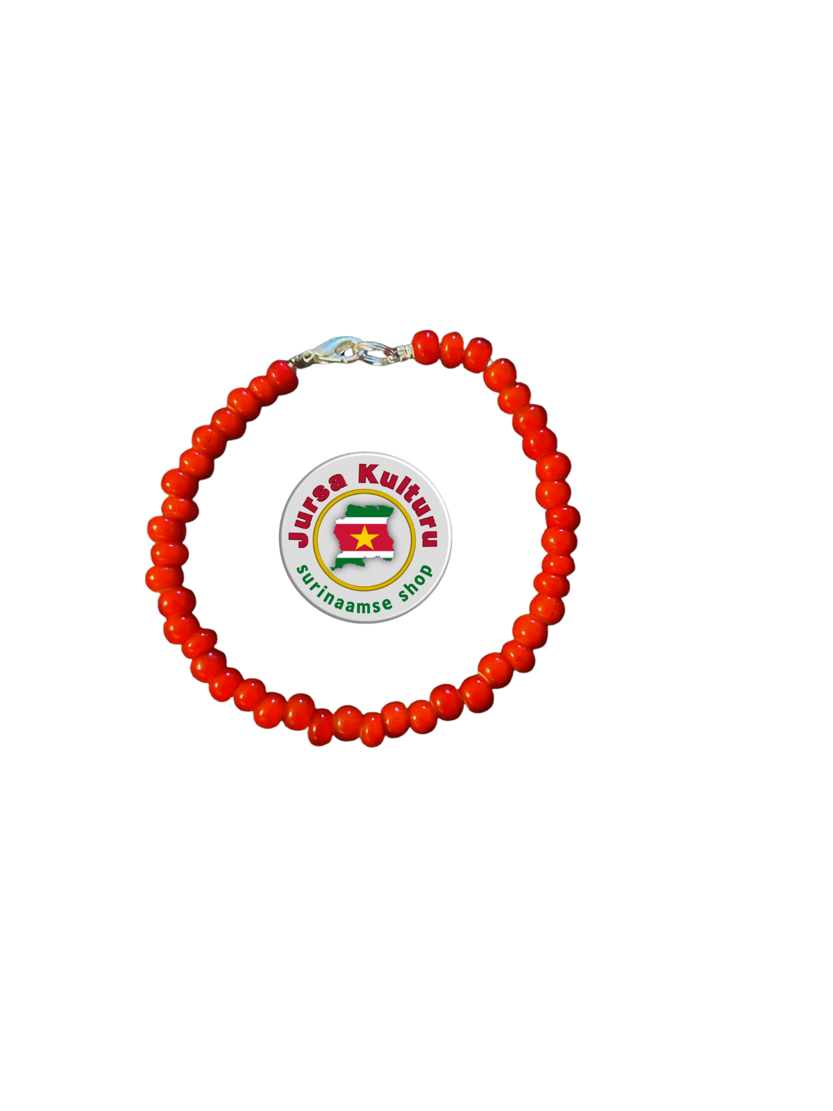 Armband Ingi Boka rood-klein