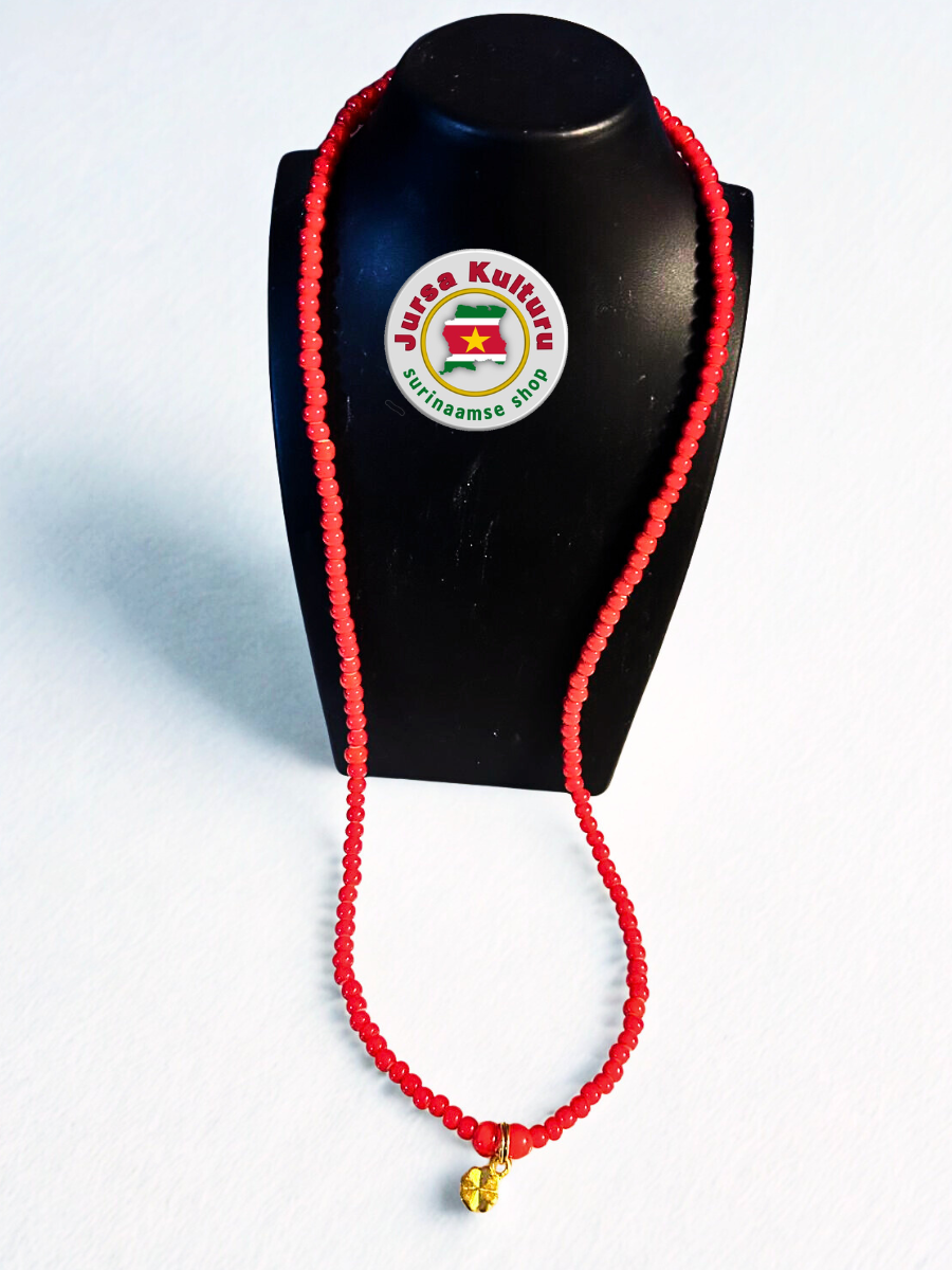 Ketting: watra ingi klaver hanger