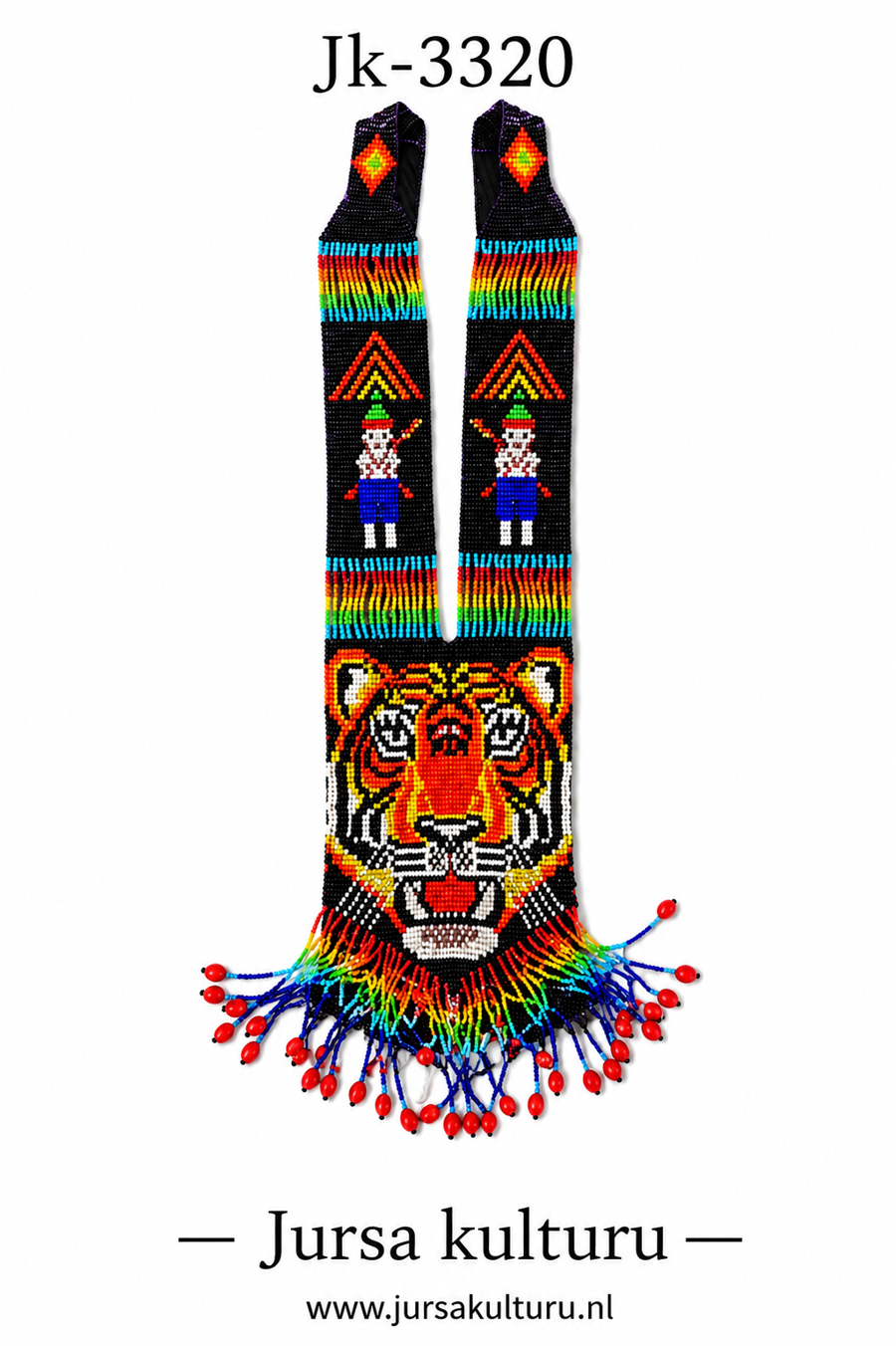 Inheemse Kralenketting-Tijgerdesign