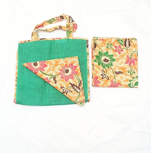 3dl Pangi met jute tas Groen, foto 3