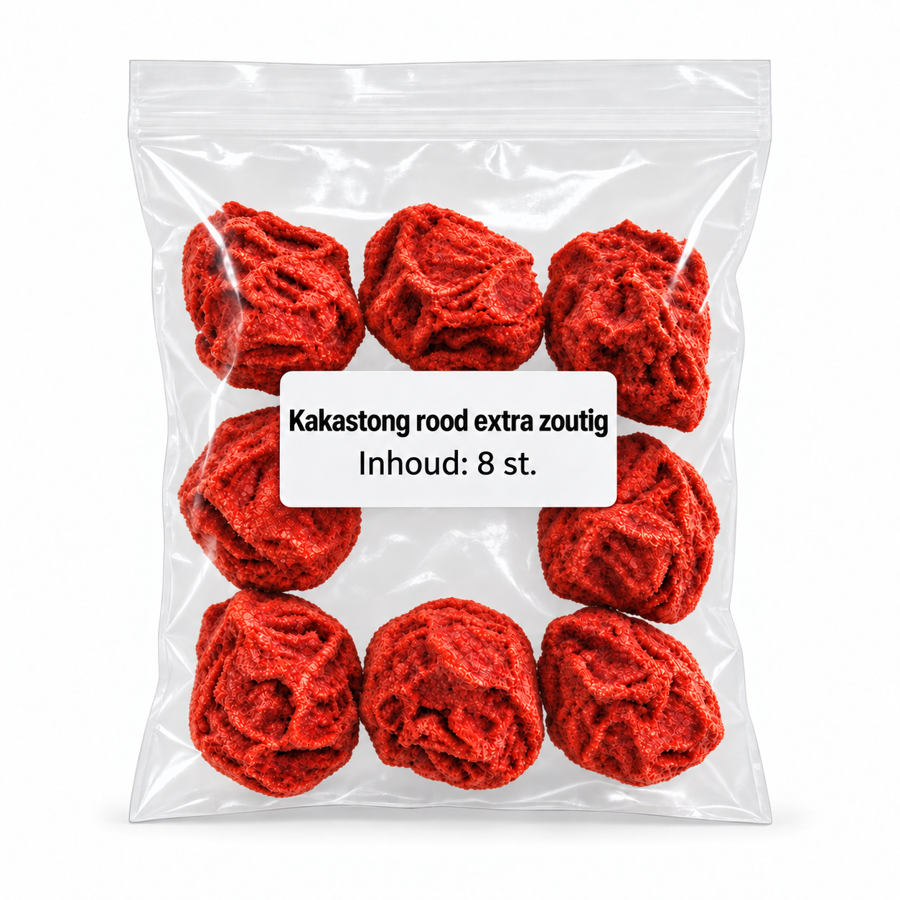 Surinaamse Kakastong Rood extra zoutig