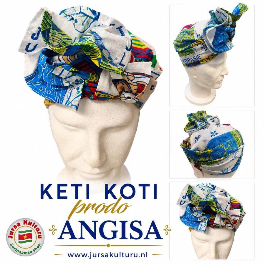 Keti Koti Prodo Angisa Blauw
