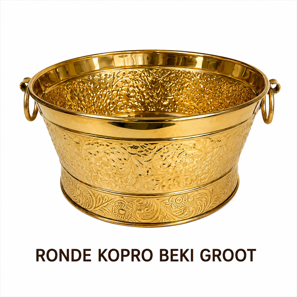 Grote Kopro beki Rond