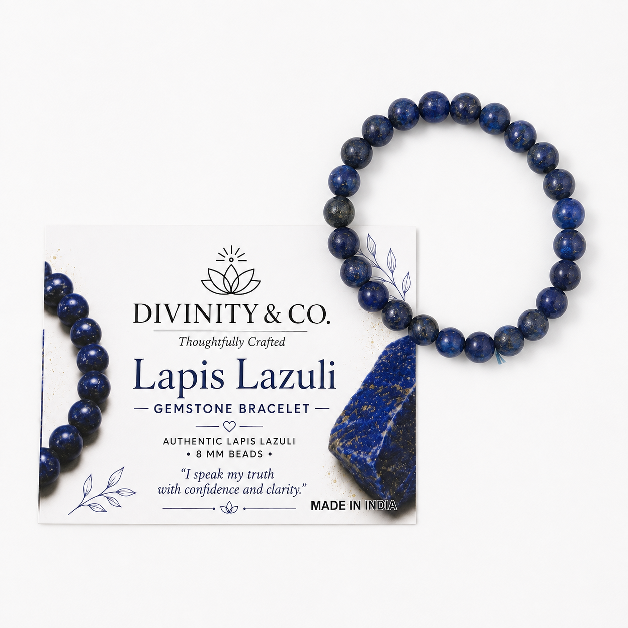 Lapis Lazuli Edelsteenarmband, foto 2
