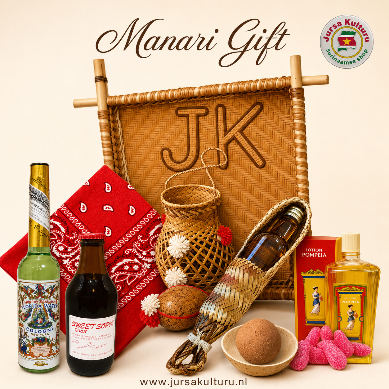 Manari gift pakket ( OP BESTELLING LEVERBAAR )