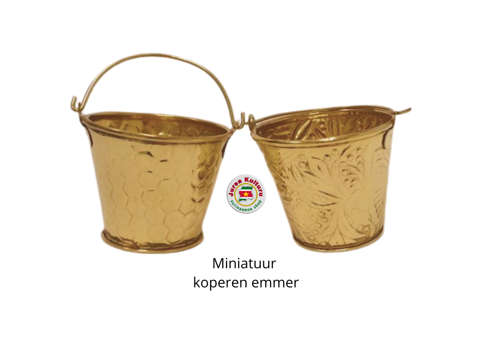 Mini koperen emmertjes- diverse soorten