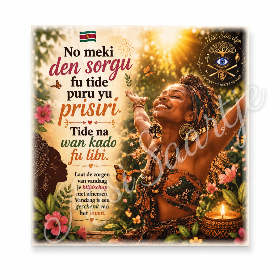 Houten Wanddecoratie – No Meki Den Sorgu Puru Yu Prisiri