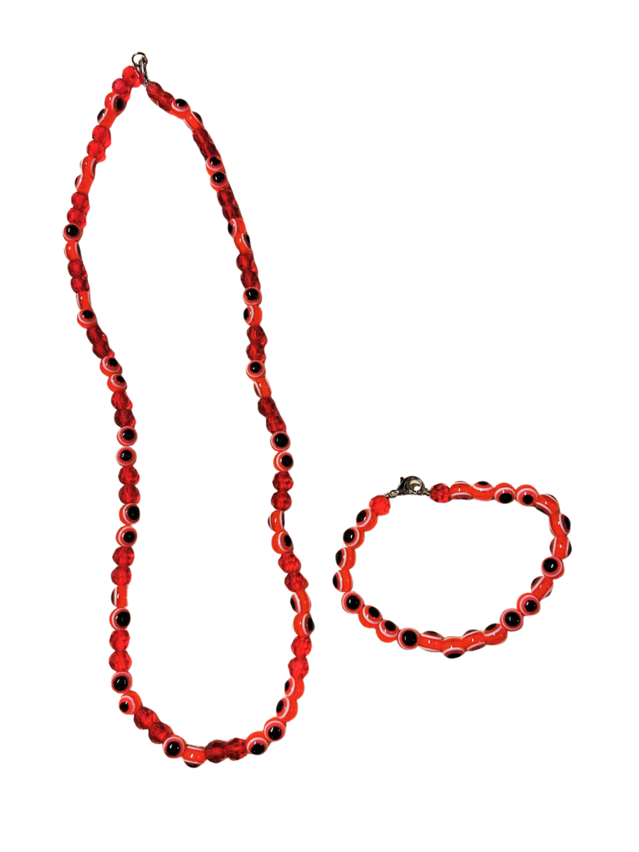 Ketting set-Ogri Ai Rood