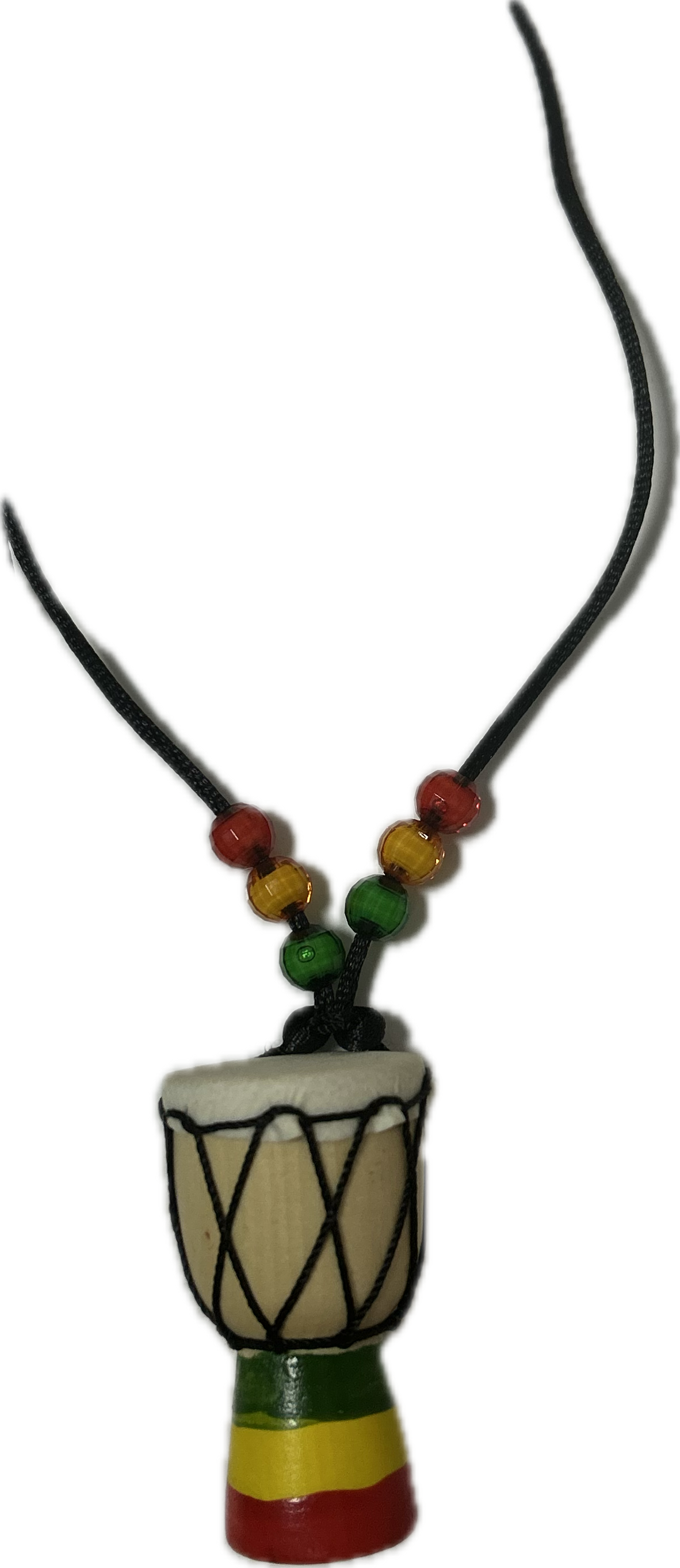 Drum-ketting creme zwarte koort