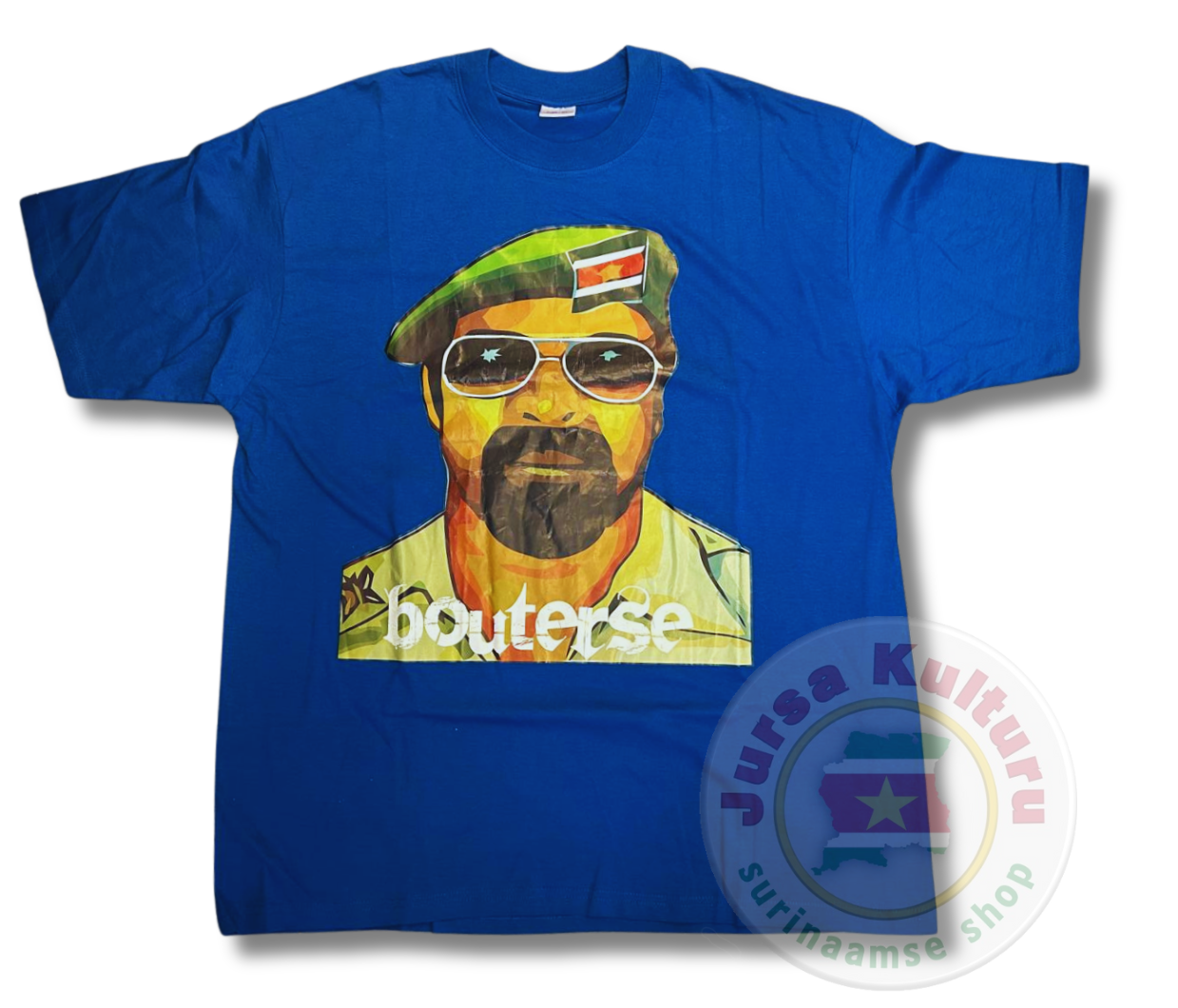 Heren T-shirt Bouta Koningsblauw