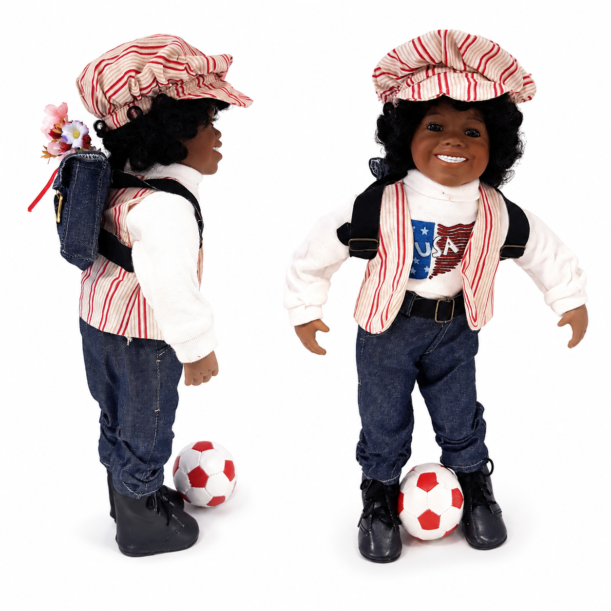 Jongens pop met voetbal (Steven)