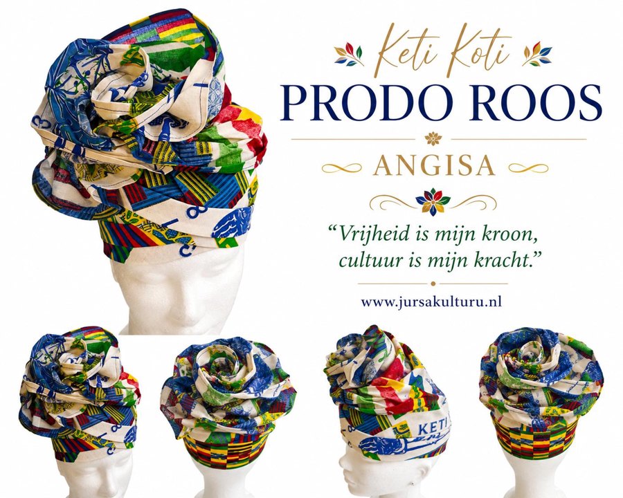 Keti Koti Prodo Roos Angisa Blauw