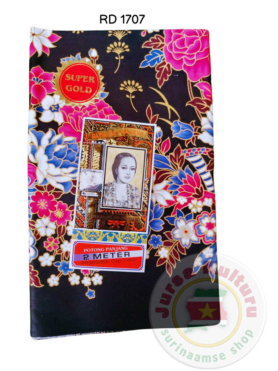 Sarong #Gold Zwart