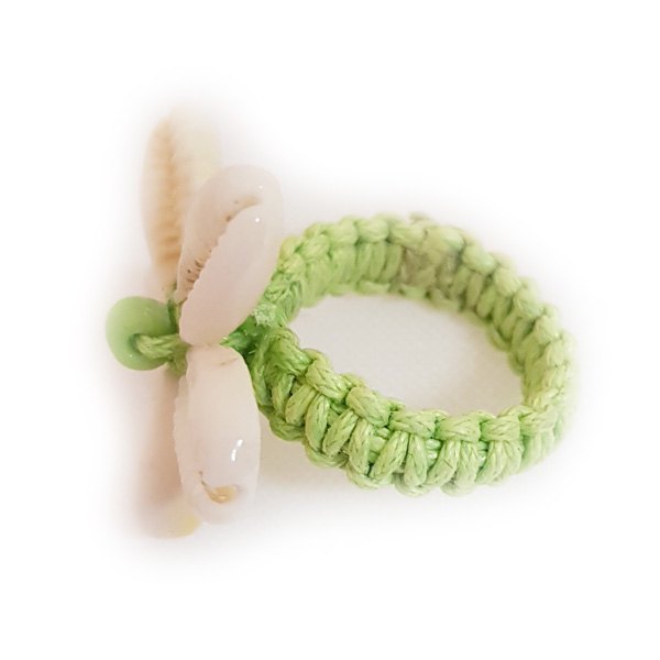 Ring met pamoni (Schelp)
