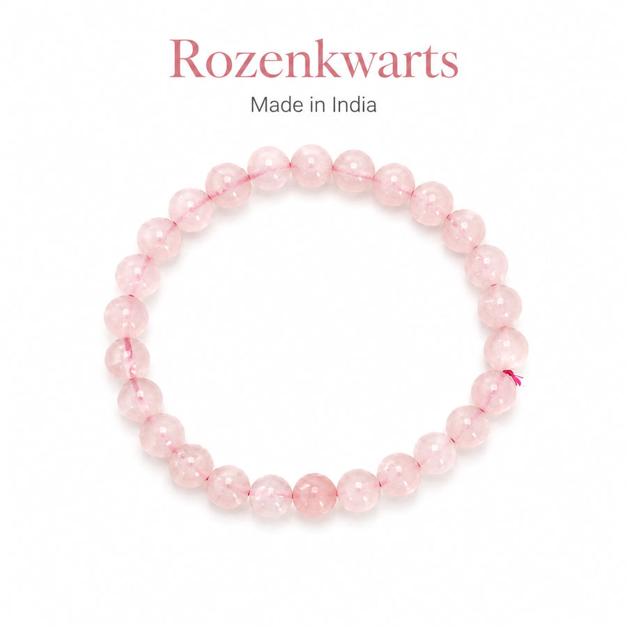 Rozenkwarts Edelsteenarmband