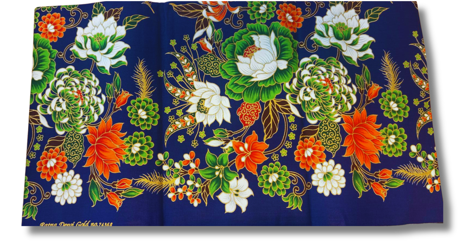 Sarong #Gold Koningblauw, foto 2