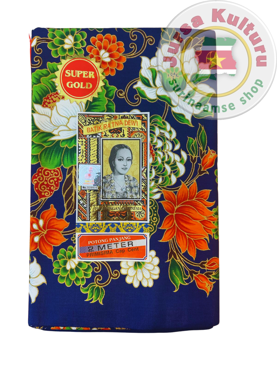 Sarong #Gold Koningblauw