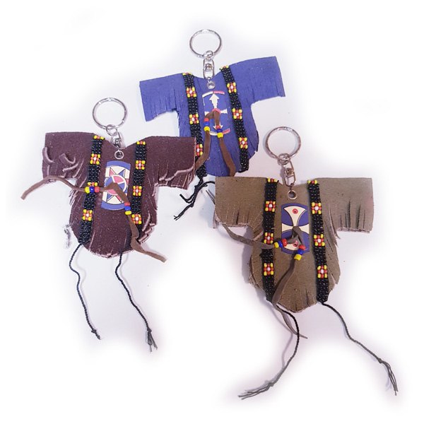 Sleutelhanger leren jasje