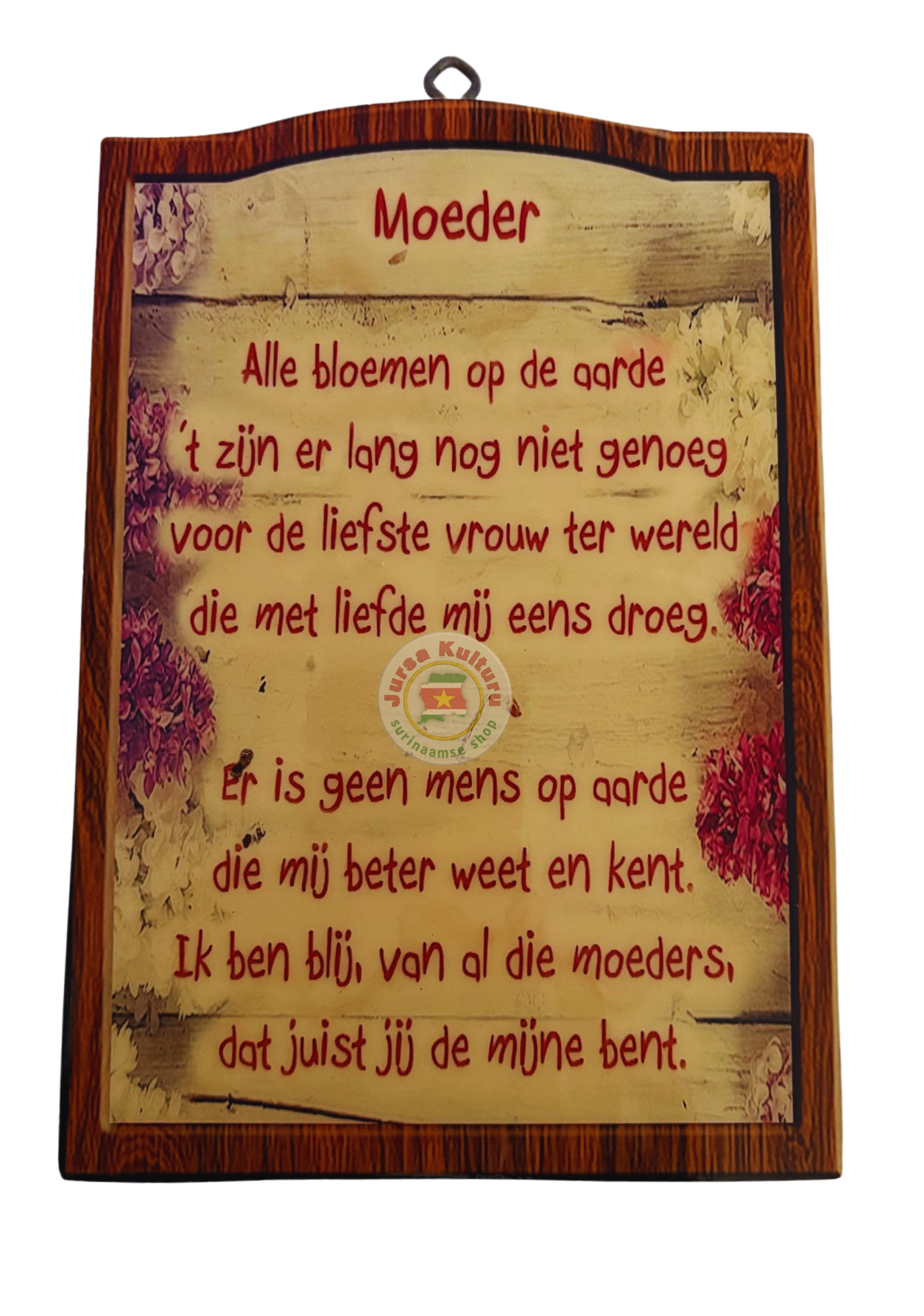 Souvenirs Bordje ( Moeder)