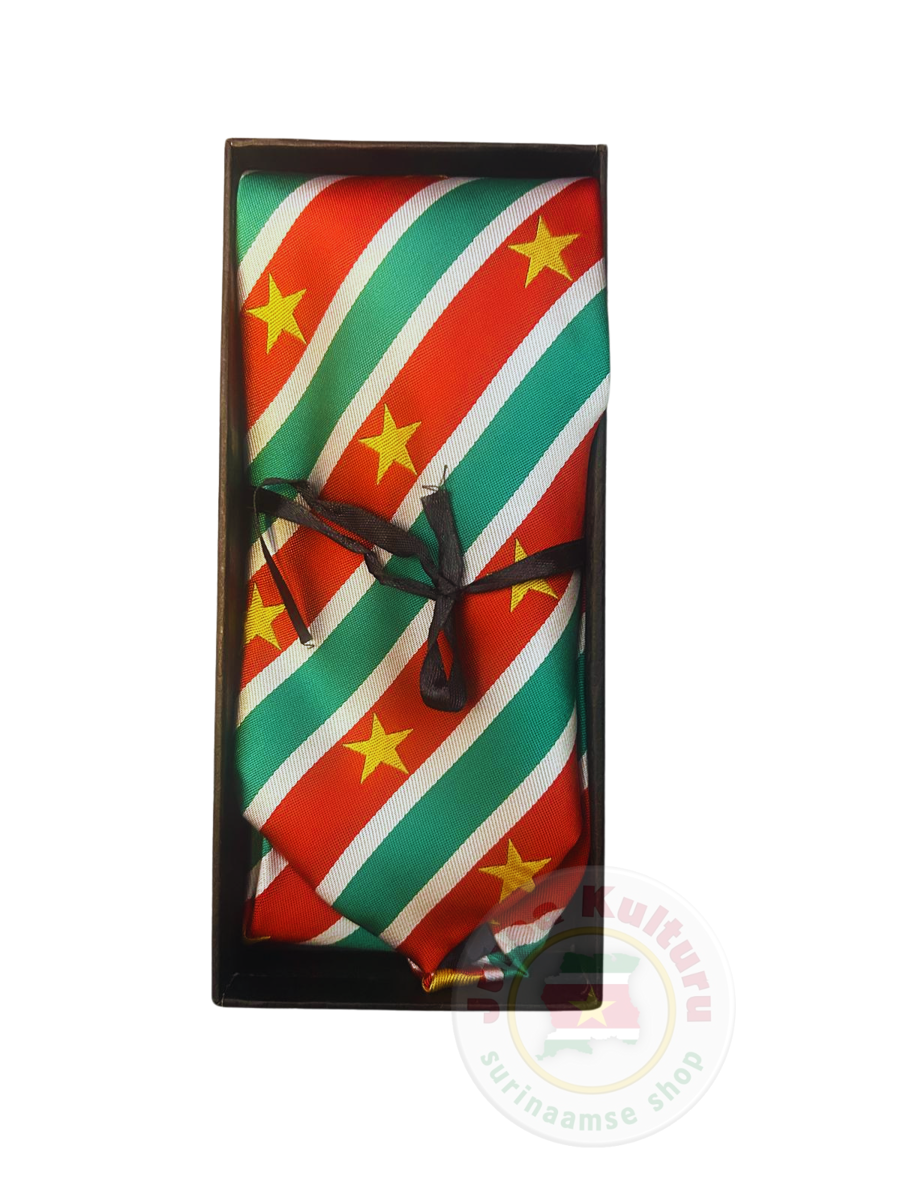 Surinaamse vlag stropdas