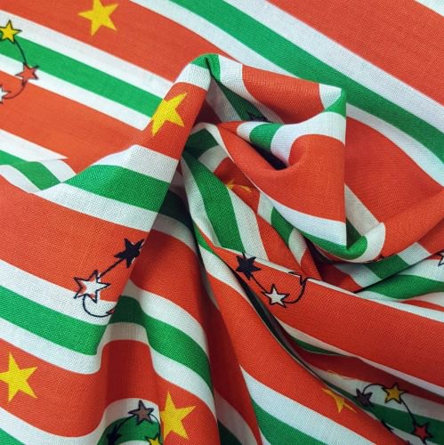 Suriname vlag stof - diverse soorten