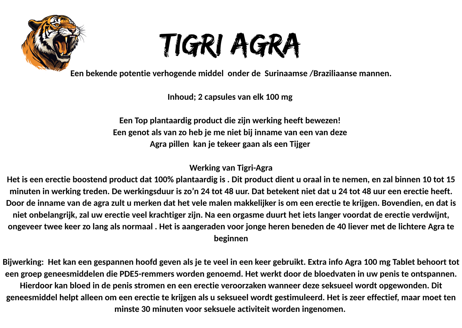 Tigrie Agra (Regular), foto 2