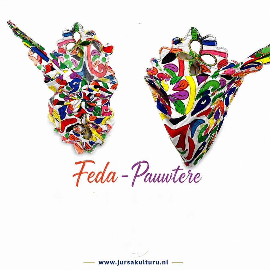 Vrolijke Feda-pauwtere Angisa