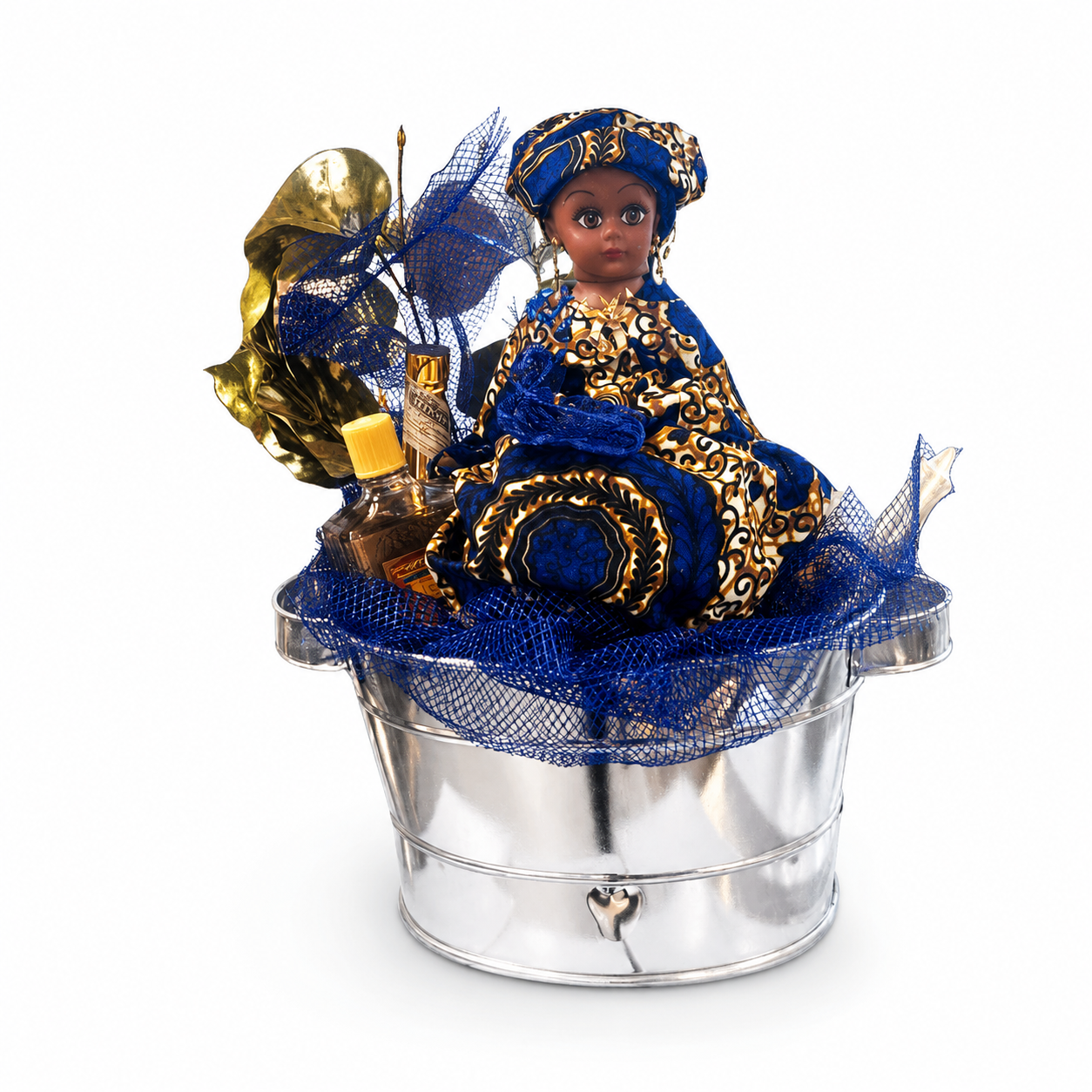 Zink beki gift met pop